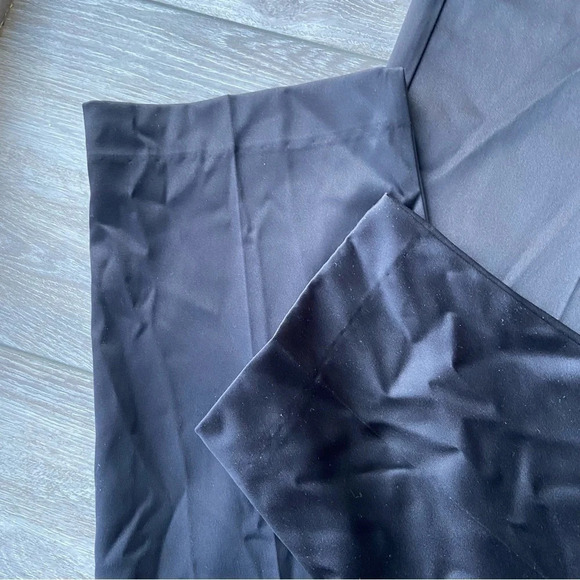 JS Collections Black Satin Trouser Pants Made in  Canada - Picture 4 of 12